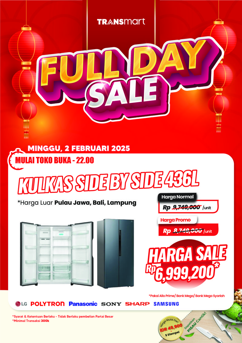Transmart Full Day Sale 2 Februari 2025