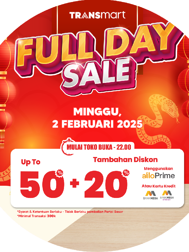 Transmart Full Day Sale 2 Februari 2025