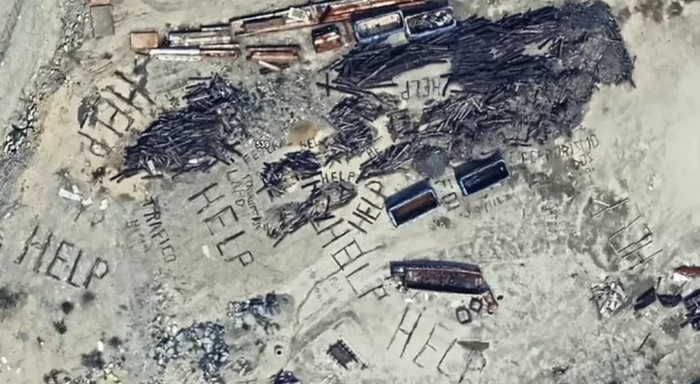 Tulisan HELP yang misterius di Google Earth