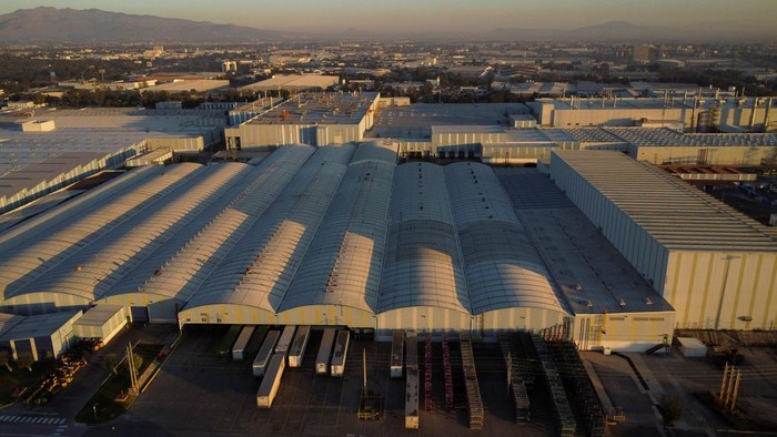 A drone view shows the Ford plant in Cuautitlan Izcalli, Mexico January 30, 2025 REUTERS/Raquel Cunha