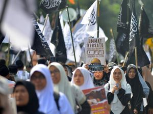 Penampakan Long March Aksi Bela Palestina di Padang