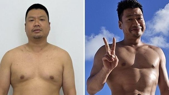 Cerita Diet Pria Berbobot 100 Kg Sukses Pangkas BB, Ukuran Baju dari XL ke S