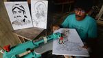 Keren! Kerajinan Lukisan Siluet Ini Terbuat dari Limbah Kayu Jati Belanda