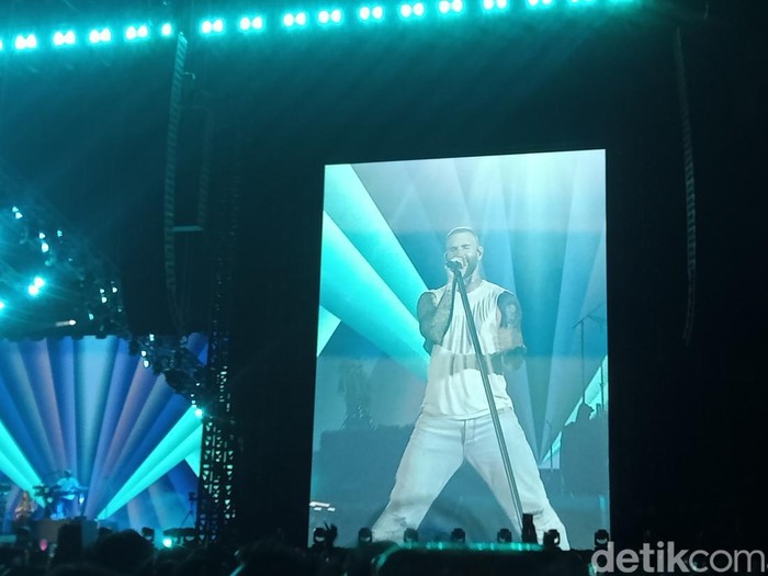 Konser Maroon 5 yang digelar di JIS, Jakarta Utara, tadi malam. Konser Maroon 5 yang digelar di JIS, Jakarta Utara, tadi malam.