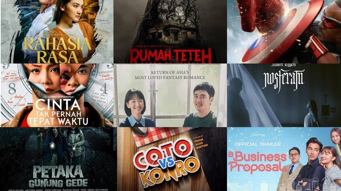 Kumpulan Poster Film Bioskop Terbaru yang Rilis Februari 2025