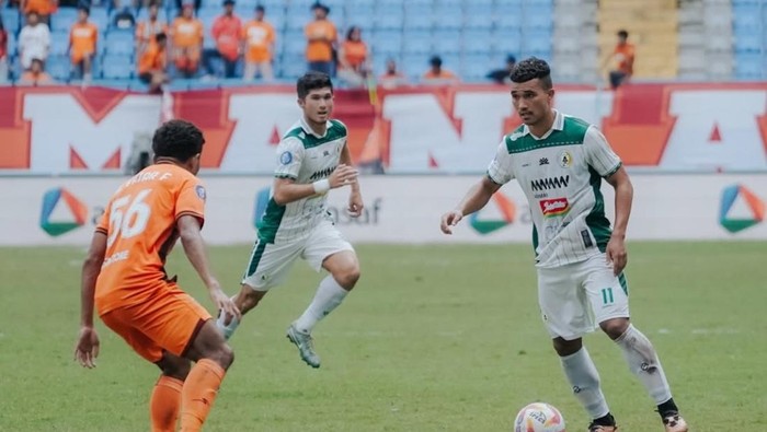 Laga Borneo FC vs PSS Sleman di Stadion Batakan, Balikpapan, Minggu (2/2/2025).