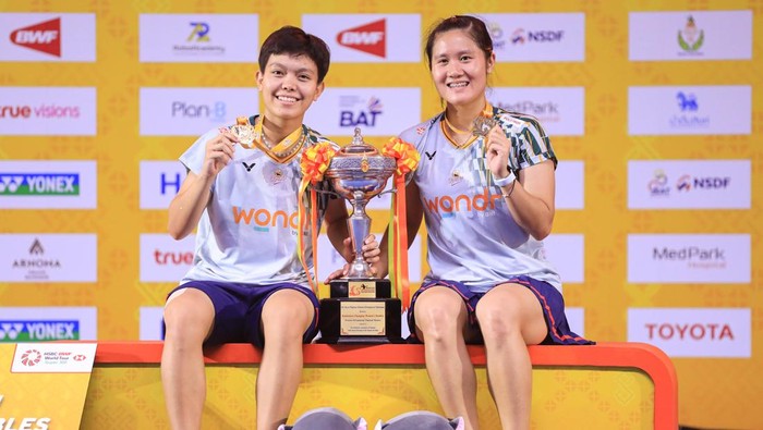 Lanny Tria Mayasari/Siti Fadia Silva Ramadhanti, ganda putri Indonesia pertama yang menjuarai Thailand Masters 2025.