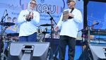 Potret Keseruan Mendikdasmen Senam-Nyanyi Bareng di Peluncuran Album Lagu Kicau
