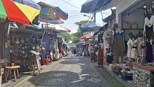 Pasar Seni Priyanka Ubud di Jalan Kajeng, Gianyar, Bali. (Fabiola Dianira/detikBali)