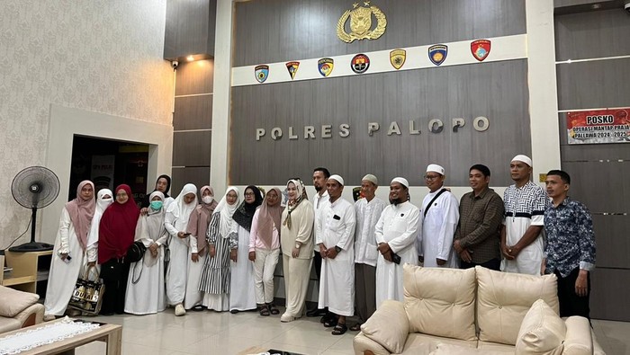 Polres Palopo media kasus Putri Dakka diduga tipu warga modus jemaah umrah subsidi.