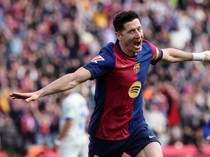 Barcelona Menang 1-0 Atas Rayo Vallecano Berkat Penalti Lewandowski