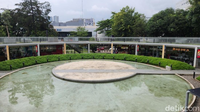 Taman Literasi Blok M, Jakarta Selatan (Jaksel). (Adrial/detikcom)