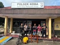 Pencuri Yamaha Vixion di Bangka Tengah Terciduk dalam Persembunyiannya