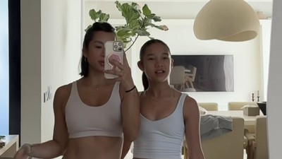7 Foto Jennifer Bachdim Olahraga Bareng Putrinya, Ibu-Anak Goals