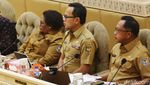 Ketua KPU, Bawaslu, DKPP dan Mendagri Rapat Bareng Komisi II DPR