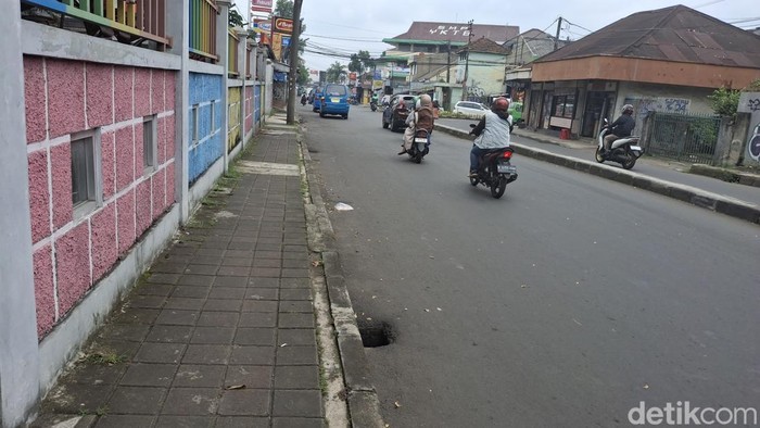 Lokasi pria ditembak OTK di Bogor.