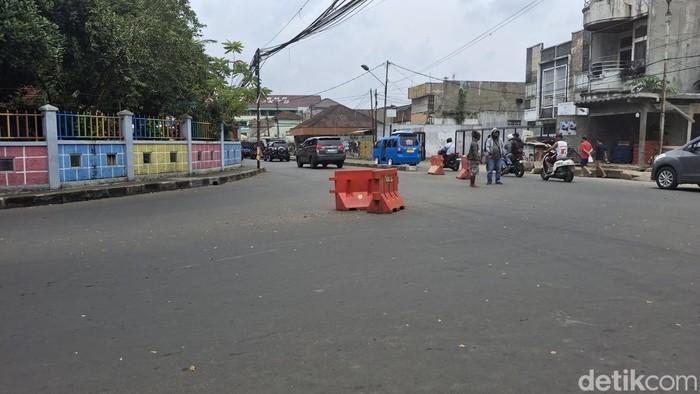 Lokasi pria ditembak OTK di Bogor.