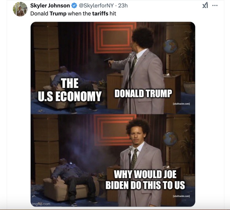 Meme tarif Trump Meme tarif Trump