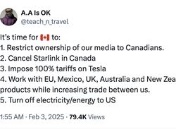 Trump Kenakan Tarif ke Kanada, Netizen Tak Habis Pikir