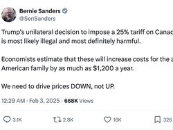 Trump Kenakan Tarif ke Kanada, Netizen Tak Habis Pikir