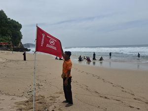 Awas Rip Current di Pantai Gunungkidul, Ini Titiknya