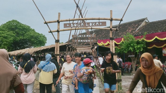 Pembukaan kampung kuliner Boga Loka di Desa Kranggan, Kabupaten Klaten, Senin (3/2/2025)