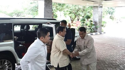 Prabowo Sidak Kantor Mentan Amran