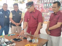 Razia Gabungan di Lapas Kayuagung, Petugas Temukan 3 Handphone