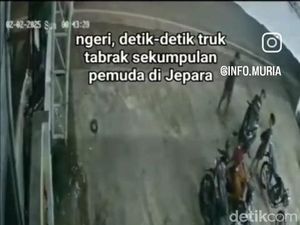 Viral Video Truk Tabrak Sejumlah Orang di Jepara, Polisi: 1 Korban Tewas