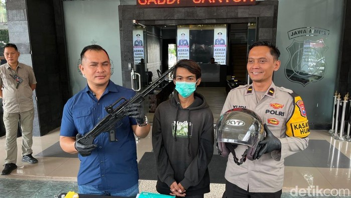 2 pemuda di Malang diamankan usai viral menodongkan senapan mainan