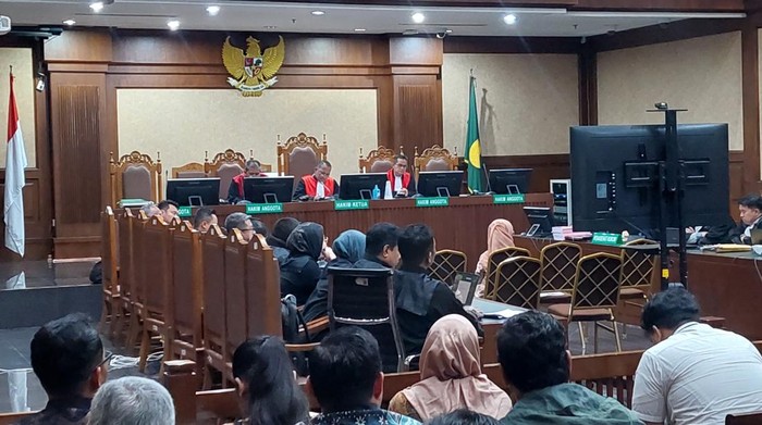 Analis KPK menjadi saksi kasus suap vonis bebas Ronald Tannur (Mulia/detikcom)