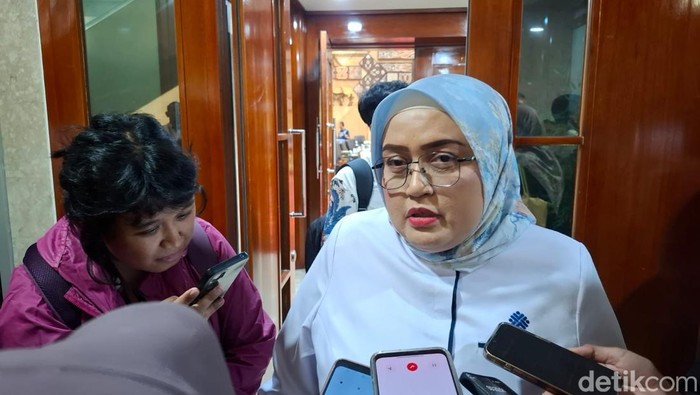 Direktur Jenderal Pembinaan Hubungan Industrial dan Jaminan Sosial Tenaga Kerja (PHI JSK) Kemnaker, Indah Anggoro Putri