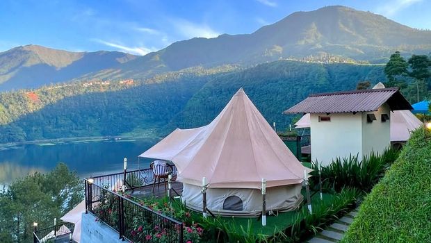 The Heaven Glamping & Resto Wonosobo, tempat glamping dekat Dieng
