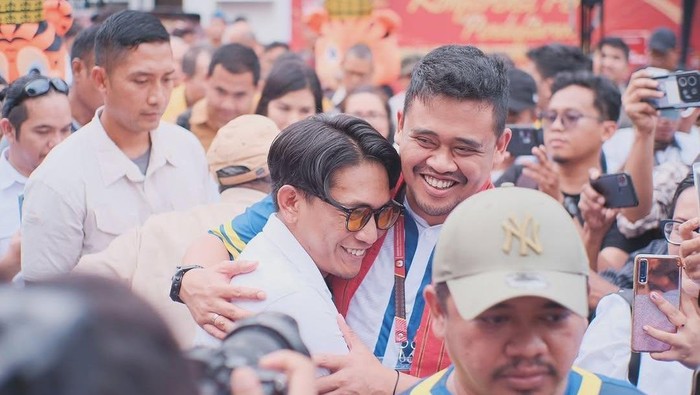 Hasanul Jihadi alias Jiji bersama Bobby Nasution