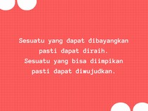 350++ Kata-kata Bijak Berkelas Singkat untuk Motto dan Motivasi Hidup