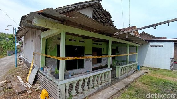 Lokasi rumah pelaku Agus Prasetyo, pelaku pembunuhan istrinya Watiyem di Dusun Jetis, Tamantirto, Kasihan, Bantul, Selasa (4/2/2025).