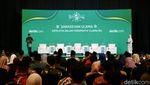 Menag, Mendikdasmen dan Mensos Hadiri Sarasehan Ulama NU