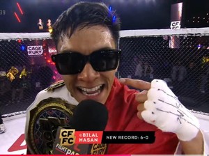 Makna Aing Still Kasep yang Diucapkan Petarung MMA Bilal Hasan