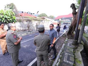 PKL di Trotoar Jalan Samadi Kota Batu Ditertibkan