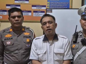 Polisi Tindak Mobil Kadis Perkebunan Riau yang Lawan Arah Saat Macet