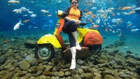 Untuk mendapatkan hasil foto yang baik , disarankan untuk tidak banyak bergerak.