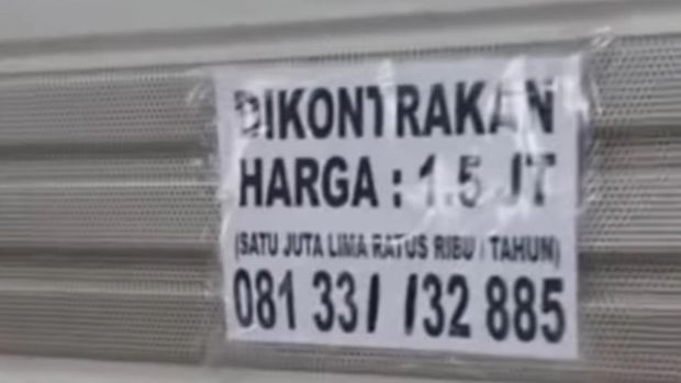 Video viral stan di Mal Cito Surabaya diobral Rp 1,5 juta per tahun.