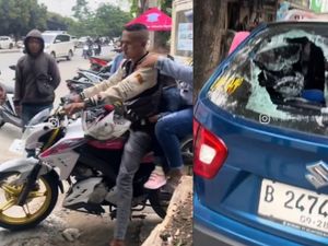 Geger Aksi Arogan Pemotor di Jakbar: Lawan Arah-Pecahkan Kaca Mobil