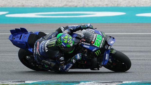 KUALA LUMPUR, MALAYSIA - FEBRUARY 05: Fabio Quartararo of France and Monster Energy Yamaha MotoGP rides during the Malaysia MotoGP Test at Sepang International Circuit on February 05, 2025 in Kuala Lumpur, Malaysia. (Photo by How Foo Yeen/Getty Images)