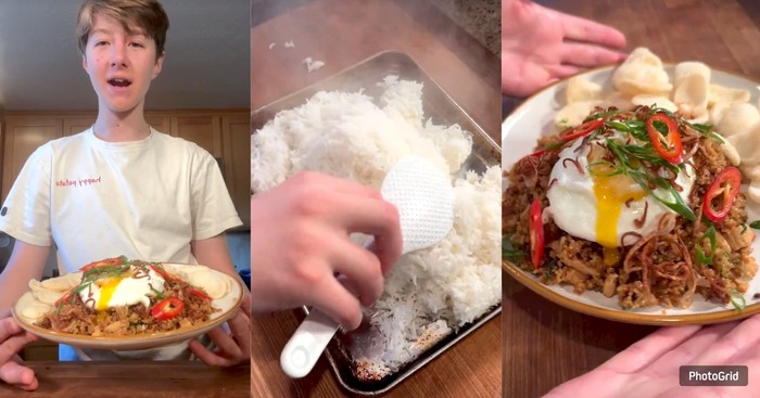 Bule Masak Nasi Goreng dengan Benar Dibanjiri Pujian