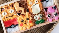 Tomoko punya banyak followers di Instagram yang menantikan kreasi uniknya. Kali ini ada bekal nasi aneka lauk dengan karakter Pokemon yang lucu. Foto: Tomoko Shibata/Bored Panda