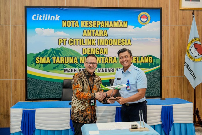 Citilink tandatangan MoU dengan SMA Taruna Nusantara Magelang