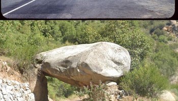 Batu Terowongan Di Taman Nasional Sequoia, 1952 Dan 2020 Foto: Boredpanda