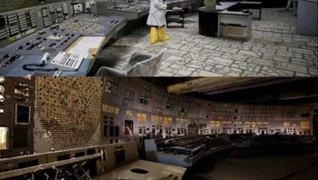 Ruang Kontrol Pembangkit Listrik Chernobyl Pada Tahun 1986 Dan Sekarang Foto: Boredpanda