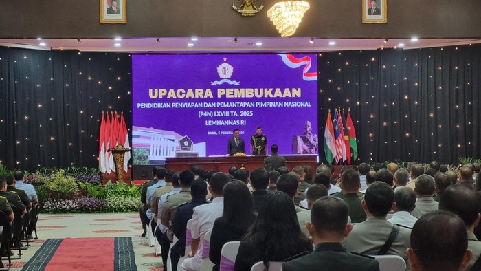 Gubernur Lemhannas Ace Hasan buka P4N tahun 2025 (Taufiq/detikcom)